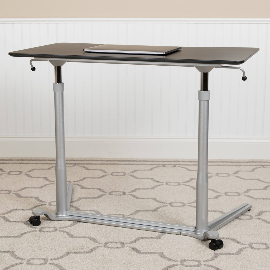Black Sit-Stand Computer Desk I259