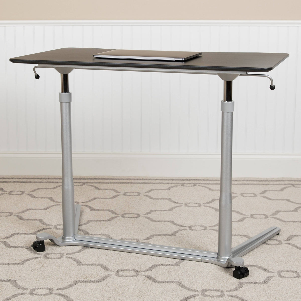 Black Sit-Stand Computer Desk I259