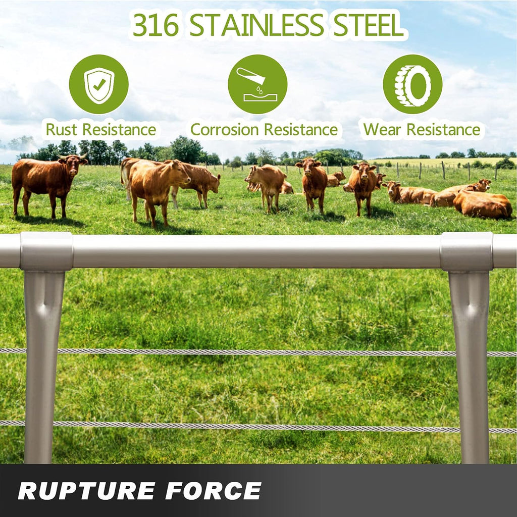 304 Stainless Steel Cable Railing 3/16” x 500Ft Wire Rope U9264