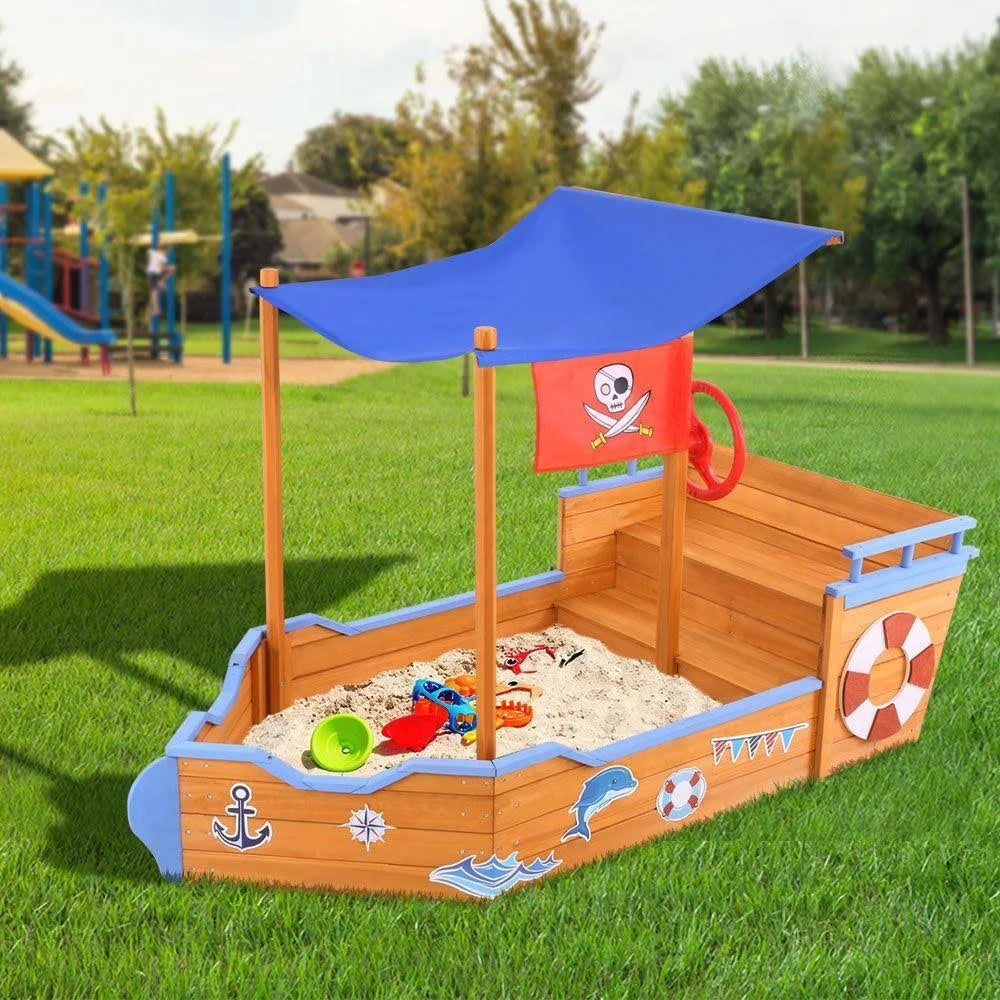 Boat Sand Pit with Canopy S15011