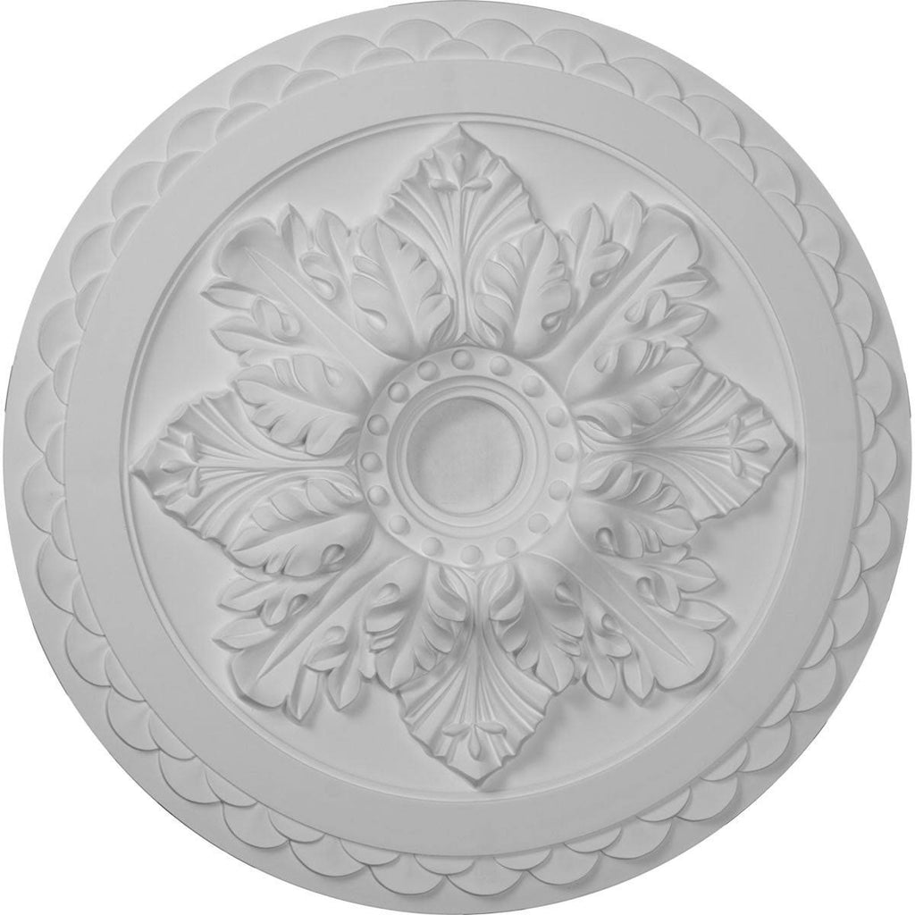 Bordeaux Deluxe Ceiling Medallion, Hand-Painted Rich Gold I9856