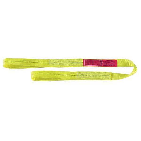 Web Sling, Type 3, Polyester, 6 In W, 8 Ft D456