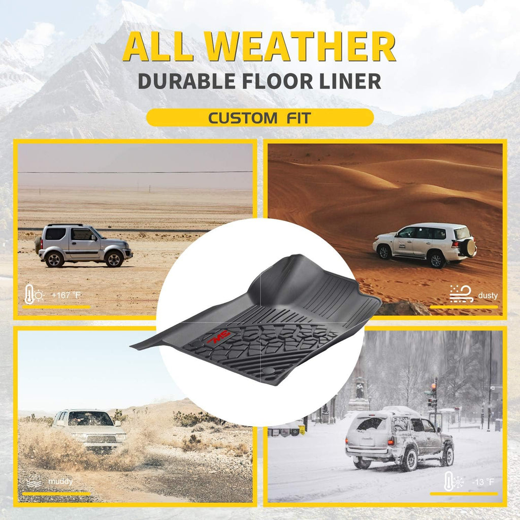 Black Cargo Mat for Jeep Wrangler JL 2018-2021 4-Door Trunk Liner N226464