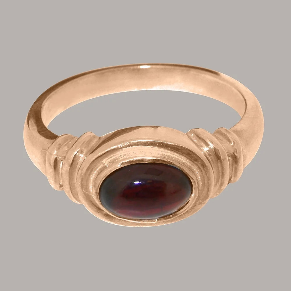9k Rose Gold Garnet Engagement Ring N669856