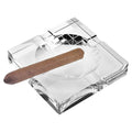 7x22 Hand-Cut Crystal Cigar Ash Tray Q614