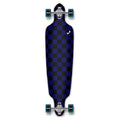 Checker Blue Drop Through Longboard Complete F500