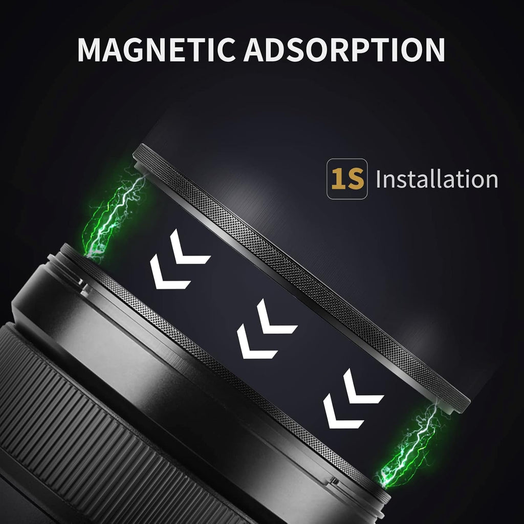 55mm Magnetic ND64 Lens Filter 6-Stop Fixed Neutral Density Filter Pack of 2 M8782