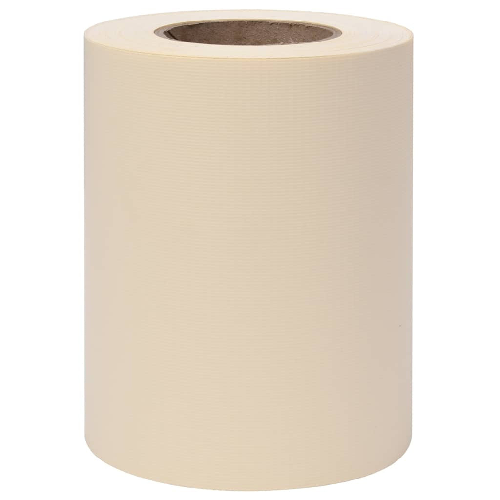 Garden Privacy Screen PVC Windscreen Cover Shade Cloth Outdoor Fence Cream 114.8ft x 0.6ft A246