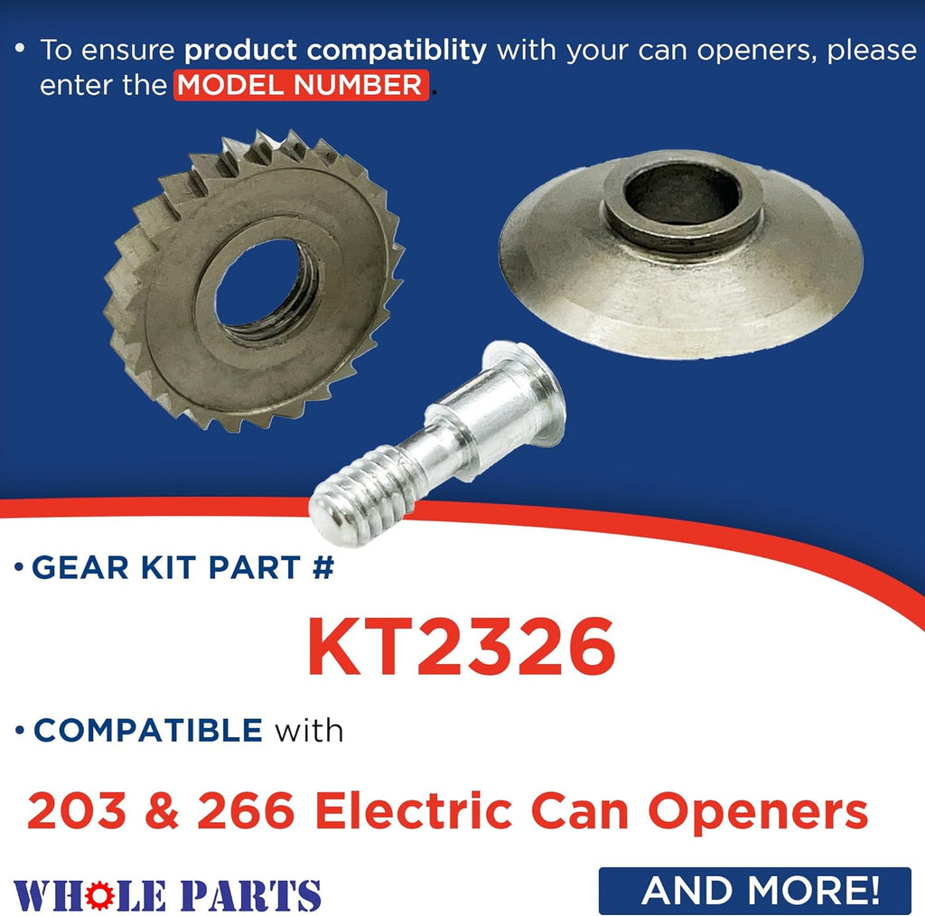 Knife and Gear Kit for Electric Can Openers M62009