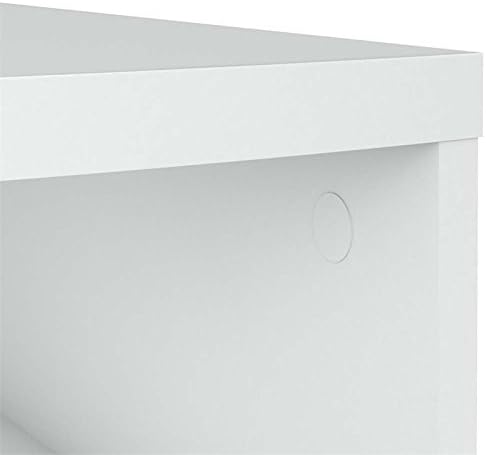 2 Piece Bookcase and Writing Desk Set in White and Oak V5050