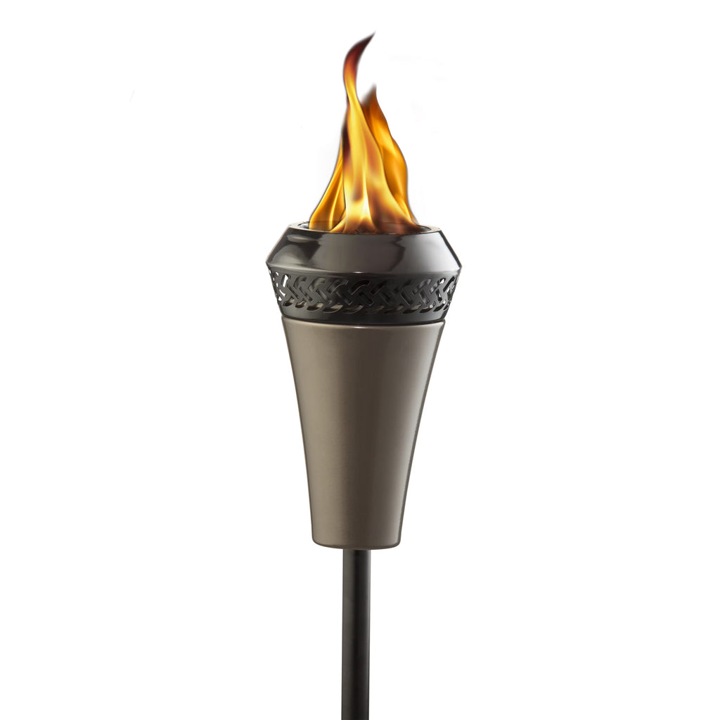 66 inch Metal TIKI Torch with Large Flame M581