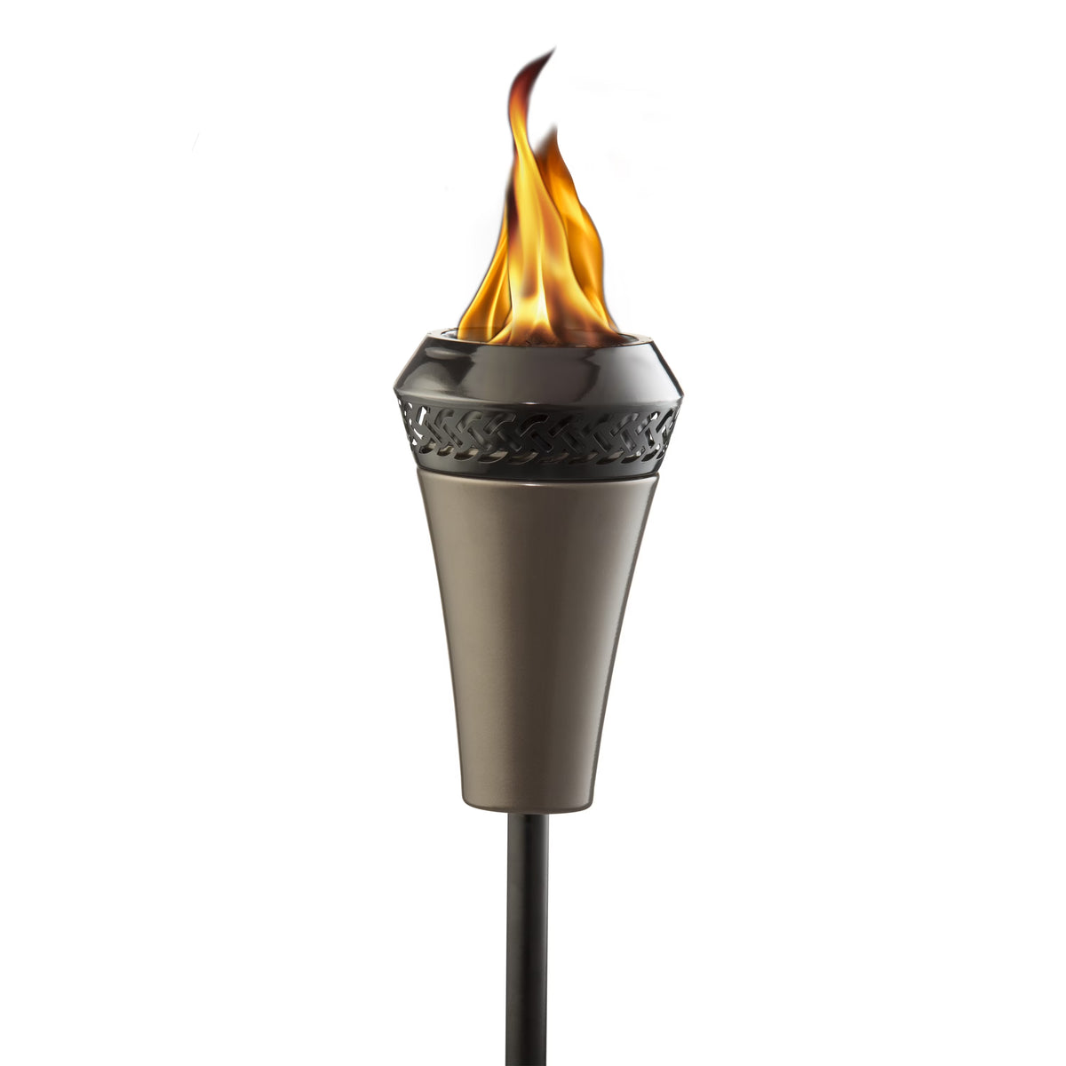 66 inch Metal TIKI Torch with Large Flame M581