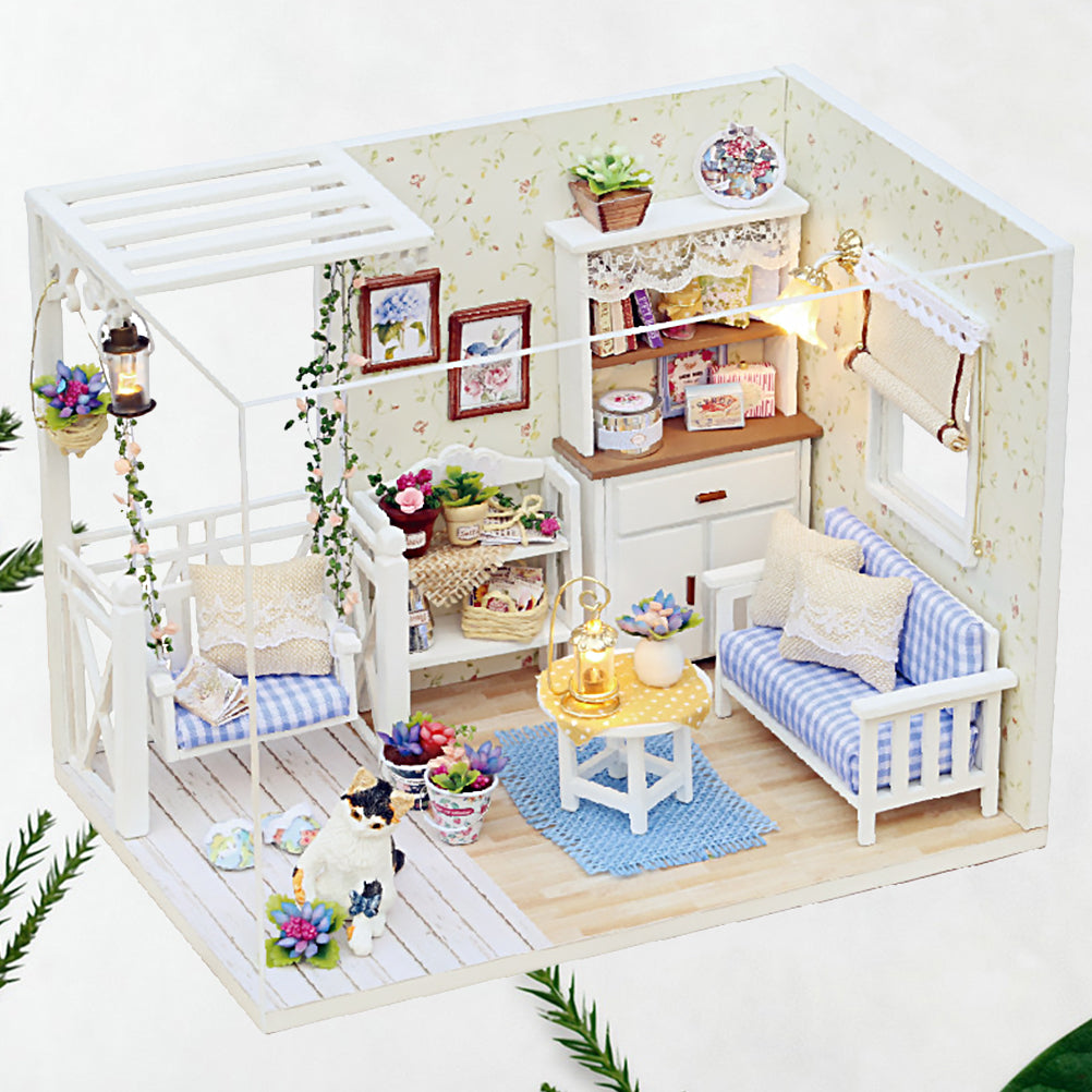 Mini DIY House Building Model Toy F555