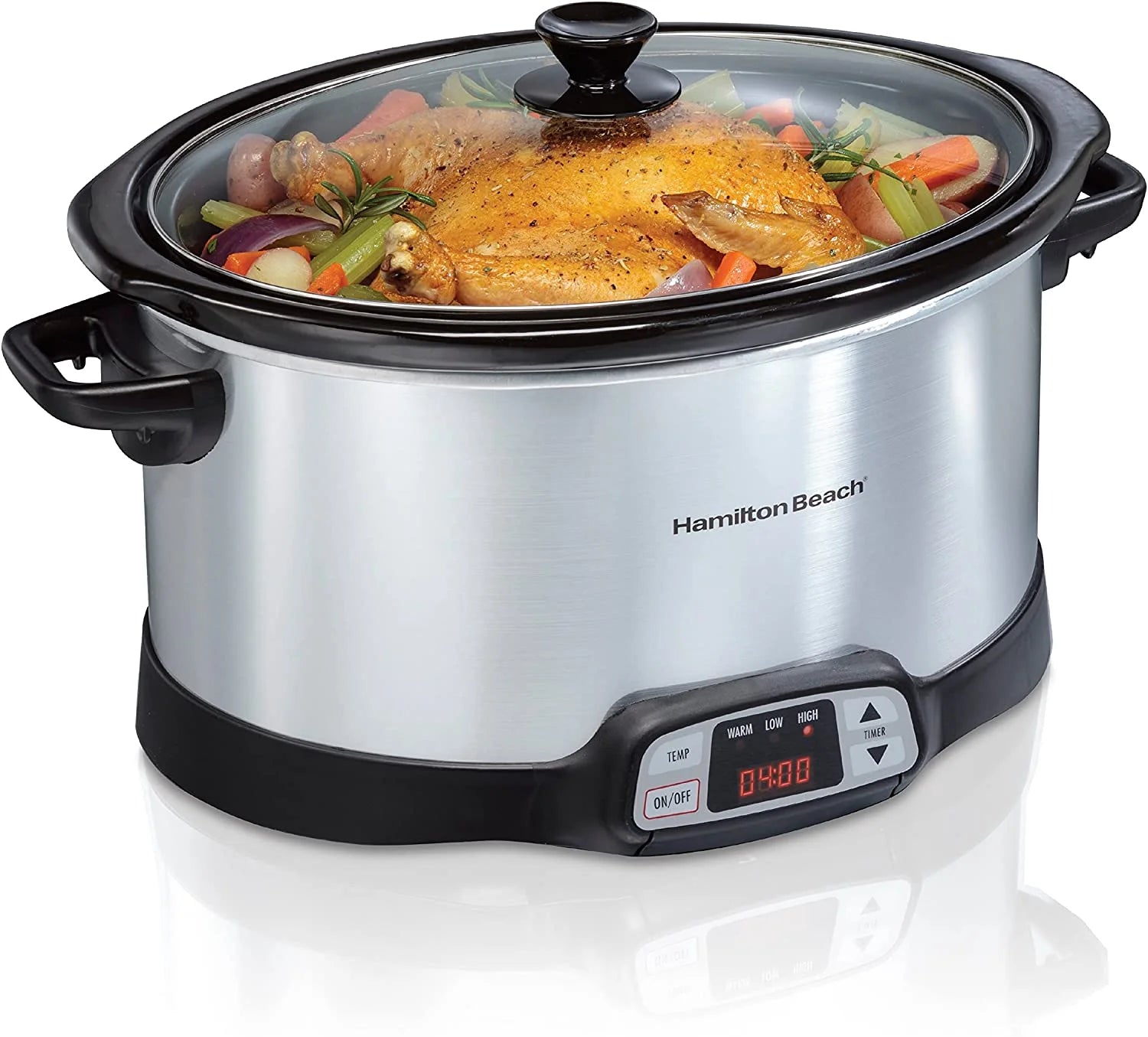 10 Quart Programmable Slow Cooker with Stovetop Safe Crock & 8 Quart Programmable Slow Cooker Y282
