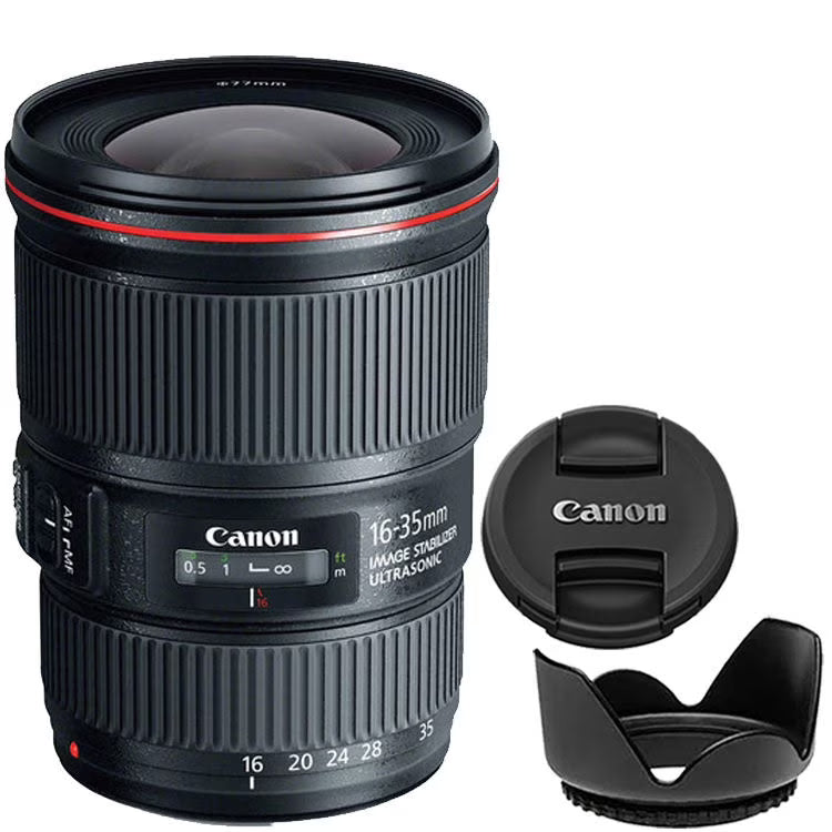 EF 16-35mm f/4L IS USM Lens with Hood T934