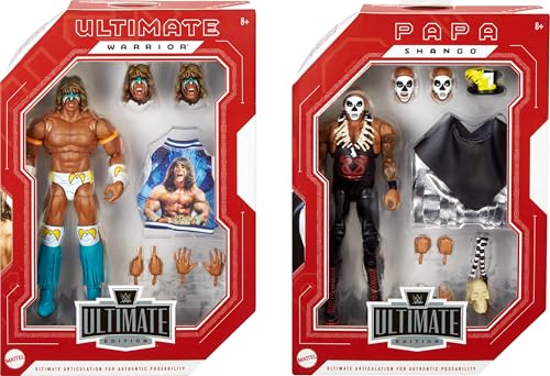 WWE Ultimate Edition Action Figure 2-Pack with 6-inch Superstars & Accessories M41033