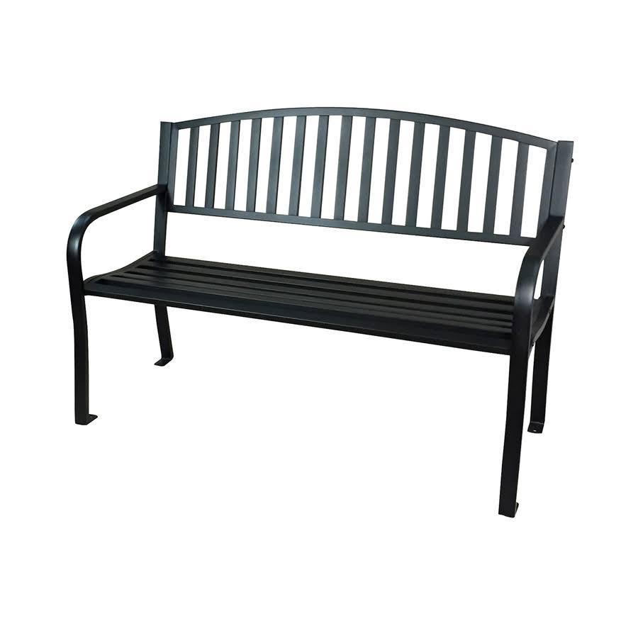 Black Patio Bench Z742