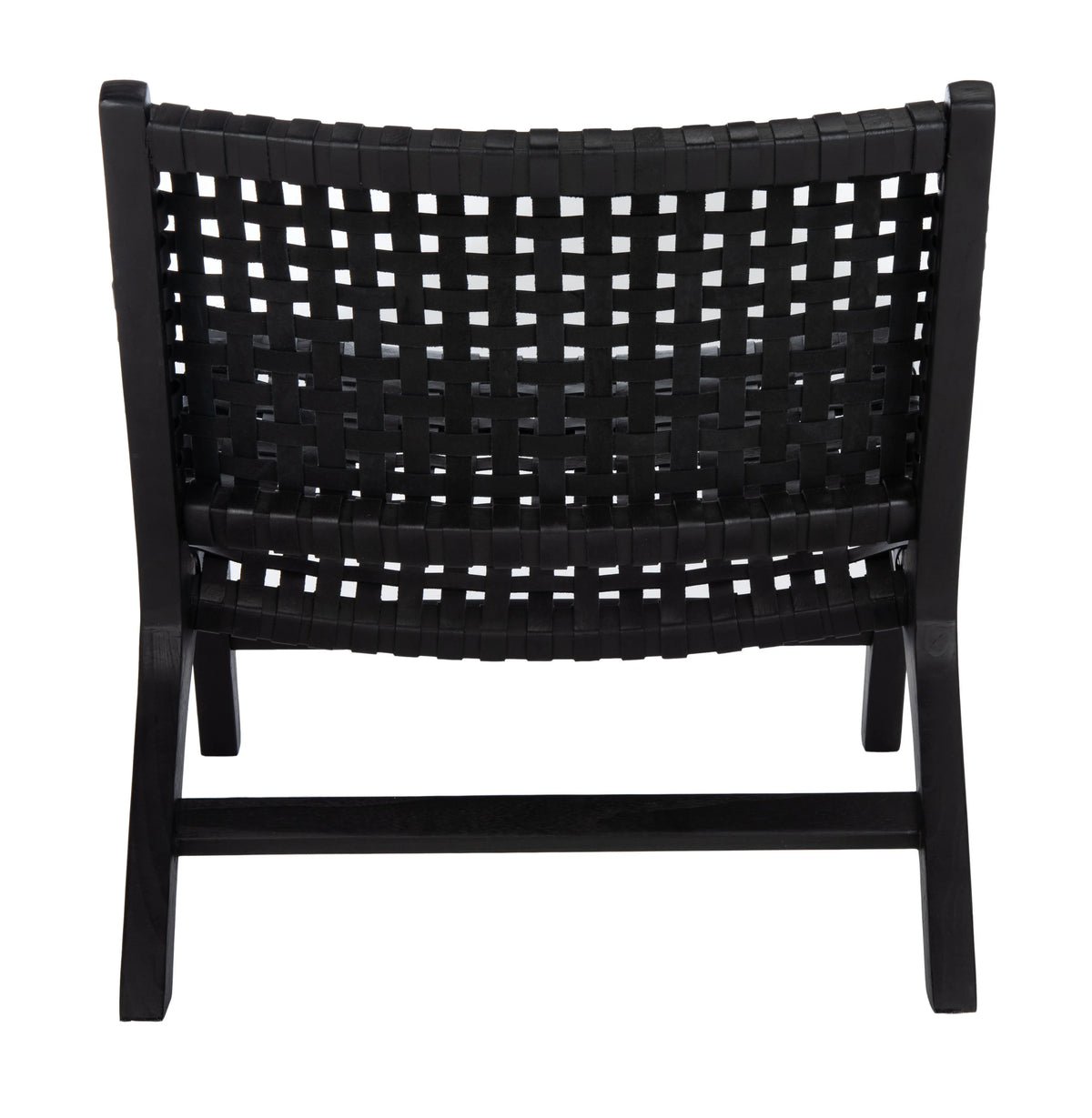 Black Leather Accent Chair T320082