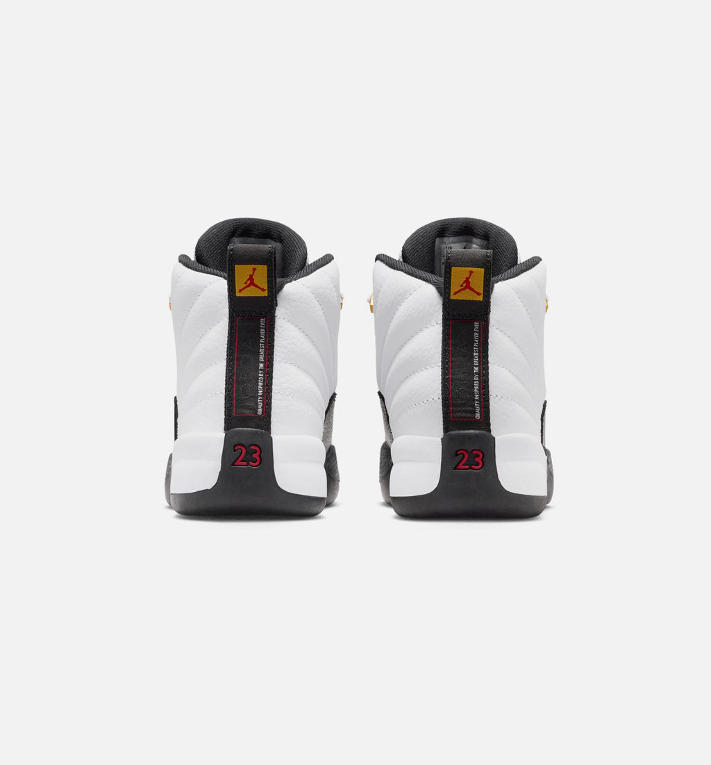 Air Jordan 12 Retro Taxi Preschool – White/Black/Taxi