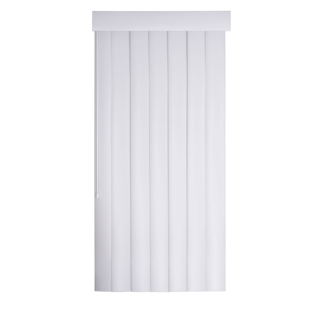 White 59x22 W x 36x22 L Room Darkening Vertical Blind C95188