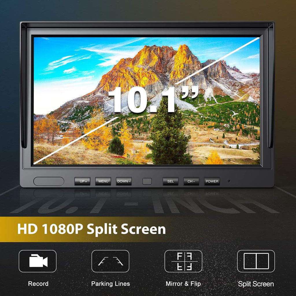 1080P Wireless Backup Camera with 10" FHD Monitor E57639