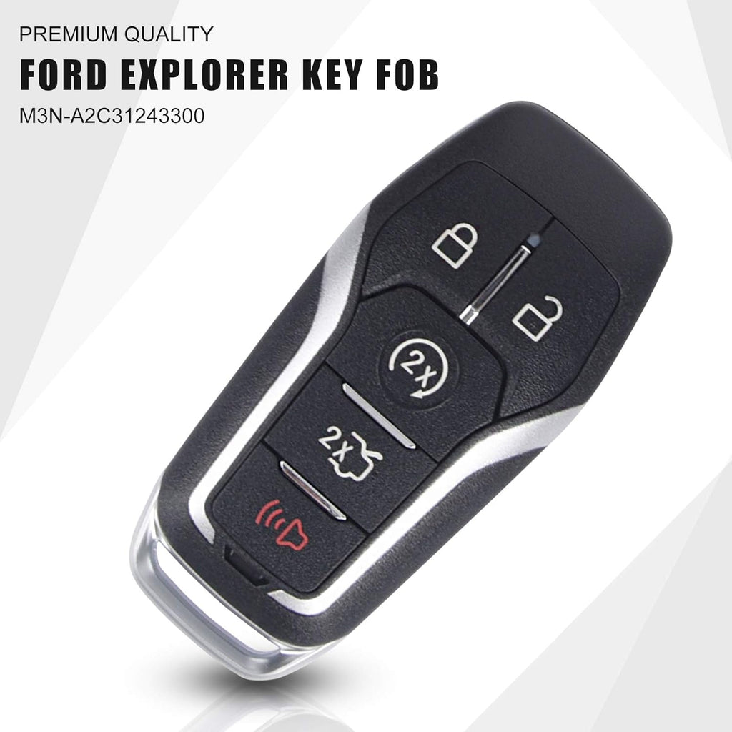 Car Key Fob Keyless Entry System Pack of 2 D51722
