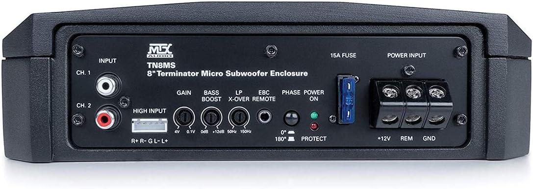 8 Inch Micro Compact Amplified Subwoofer Enclosure U2763