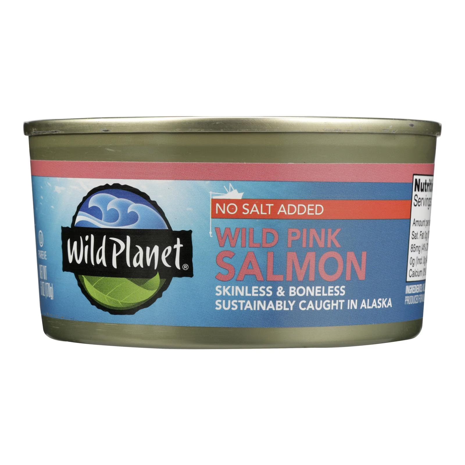 Wild Alaskan Pink Salmon, Case of 12, 6 oz. H447