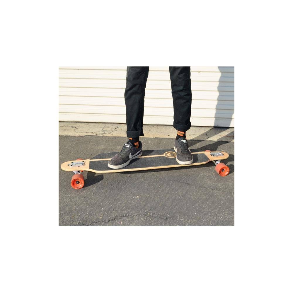 Checker Blue Drop Through Longboard Complete F500
