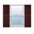 Bordeaux Vinyl Open Louver Shutters O131
