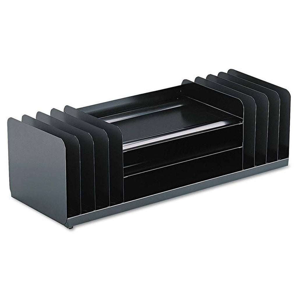 Black Steel Letter Sorter, 11 Compartments X58678