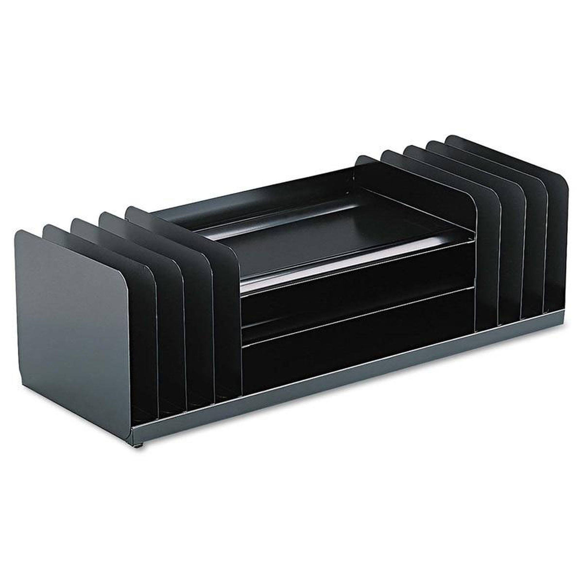 Black Steel Letter Sorter, 11 Compartments X58678