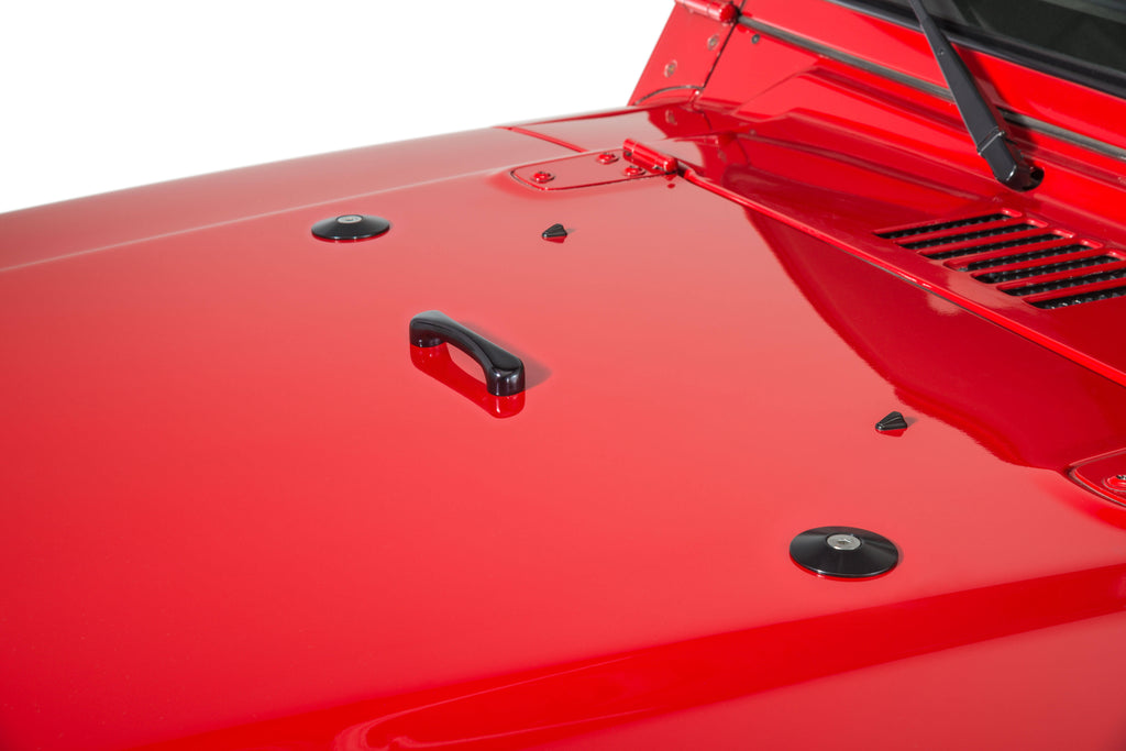 Black Billet Footman Loop & Hood Snub Delete P515