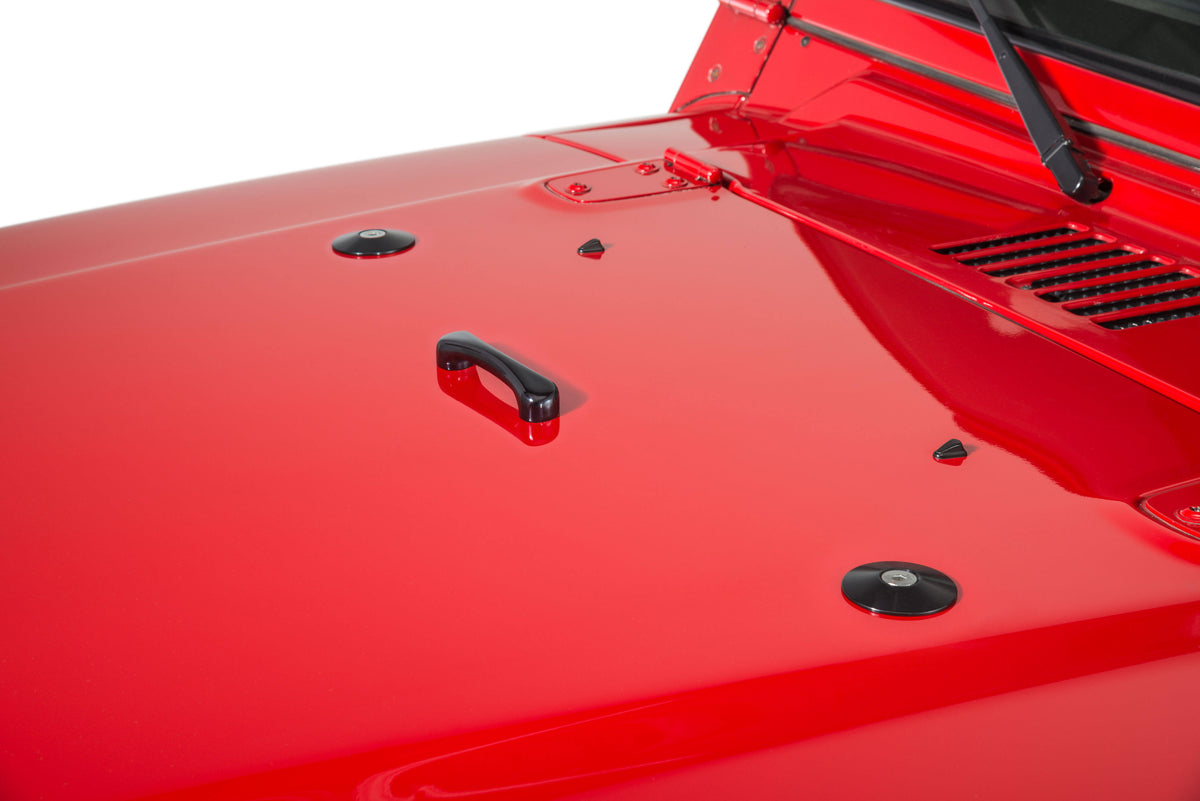 Black Billet Footman Loop & Hood Snub Delete P515