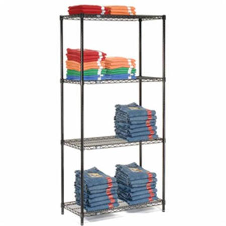 Black Epoxy Wire Shelving V3240