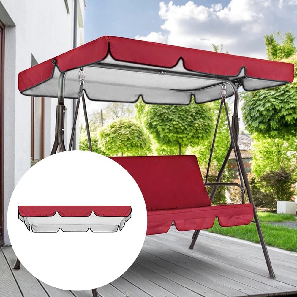 Beige Swing Top Cover Canopy Replacement for Patio Outdoor Swing U541