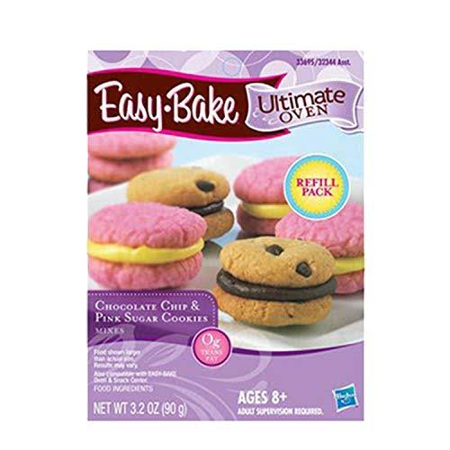 Easy Bake Oven Star Edition with Chocolate Chip and Pink Sugar Refill, Red Velvet Cupcakes Refill, Party Pretzel Refill Y37648