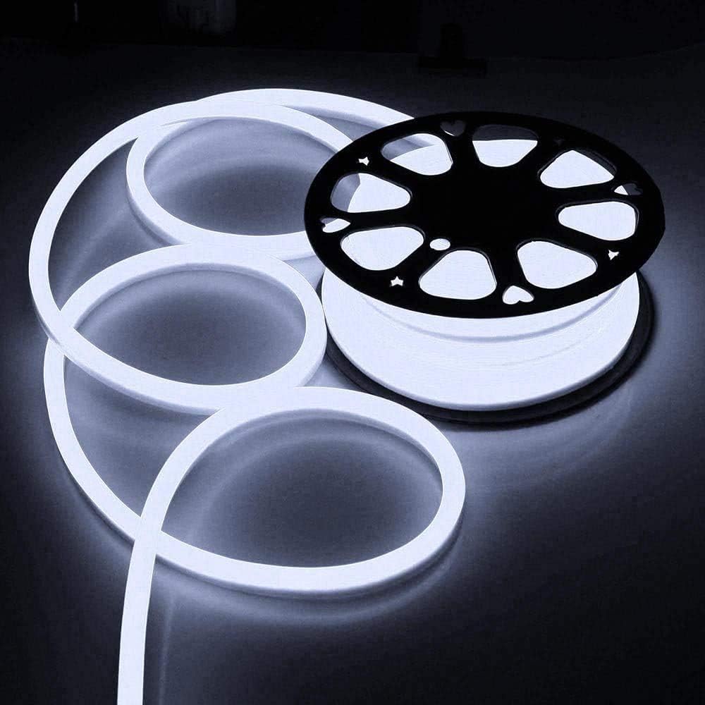 LED Flexible Neon Rope Strip Light Tube Lighting 110V 50FT Red N498661