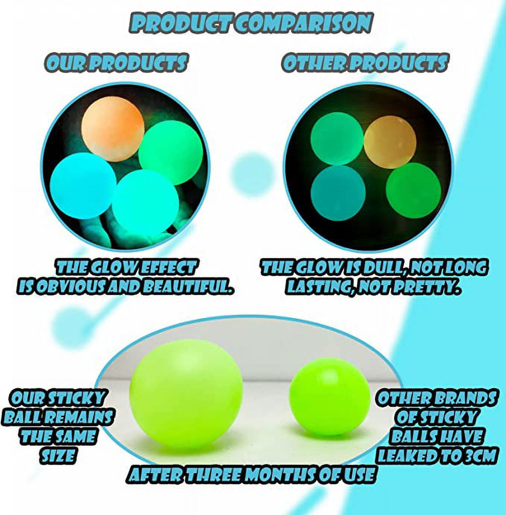 Glow in the Dark Sticky Balls R226
