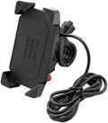USB Charge Motorcycle Handlebar Mount Clamp Cellphone Holder Universal for 12V/24V Vehicles U19513