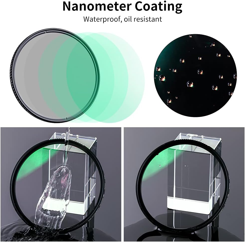 67mm Circular Polarizer & MC UV Filter Kit, 2 pcs, Multi-Layer Coatings J11446