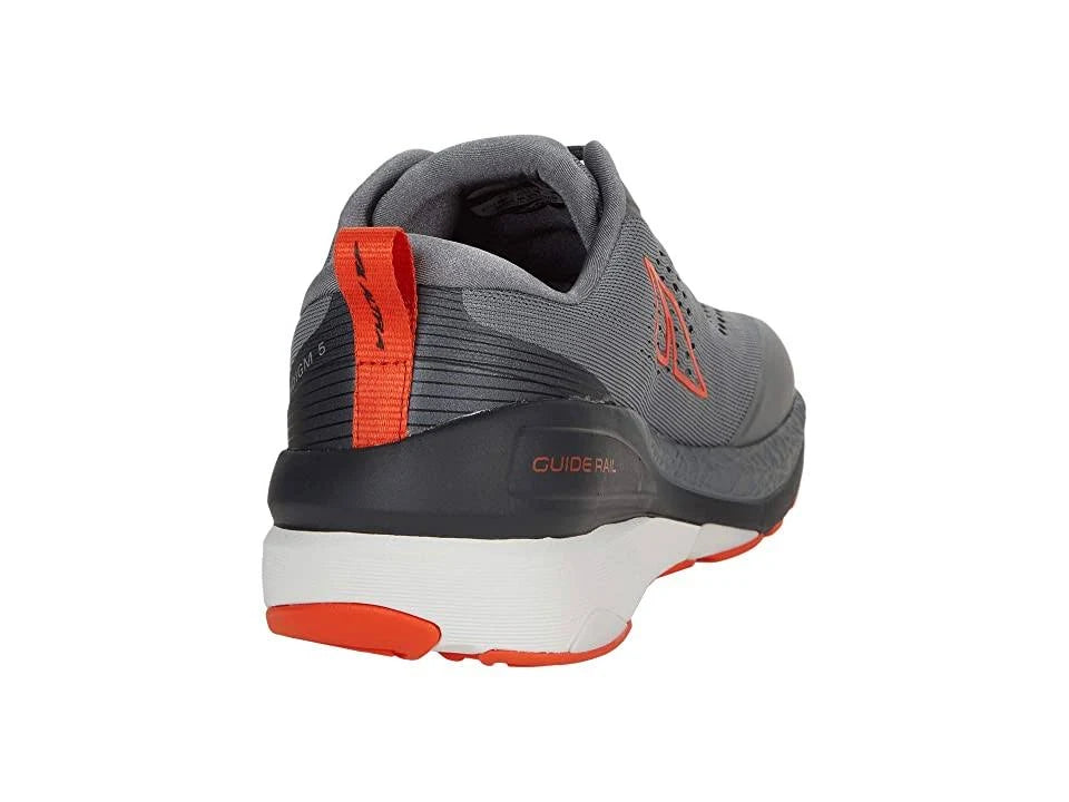 Gray Orange Men's Shoes Z8967