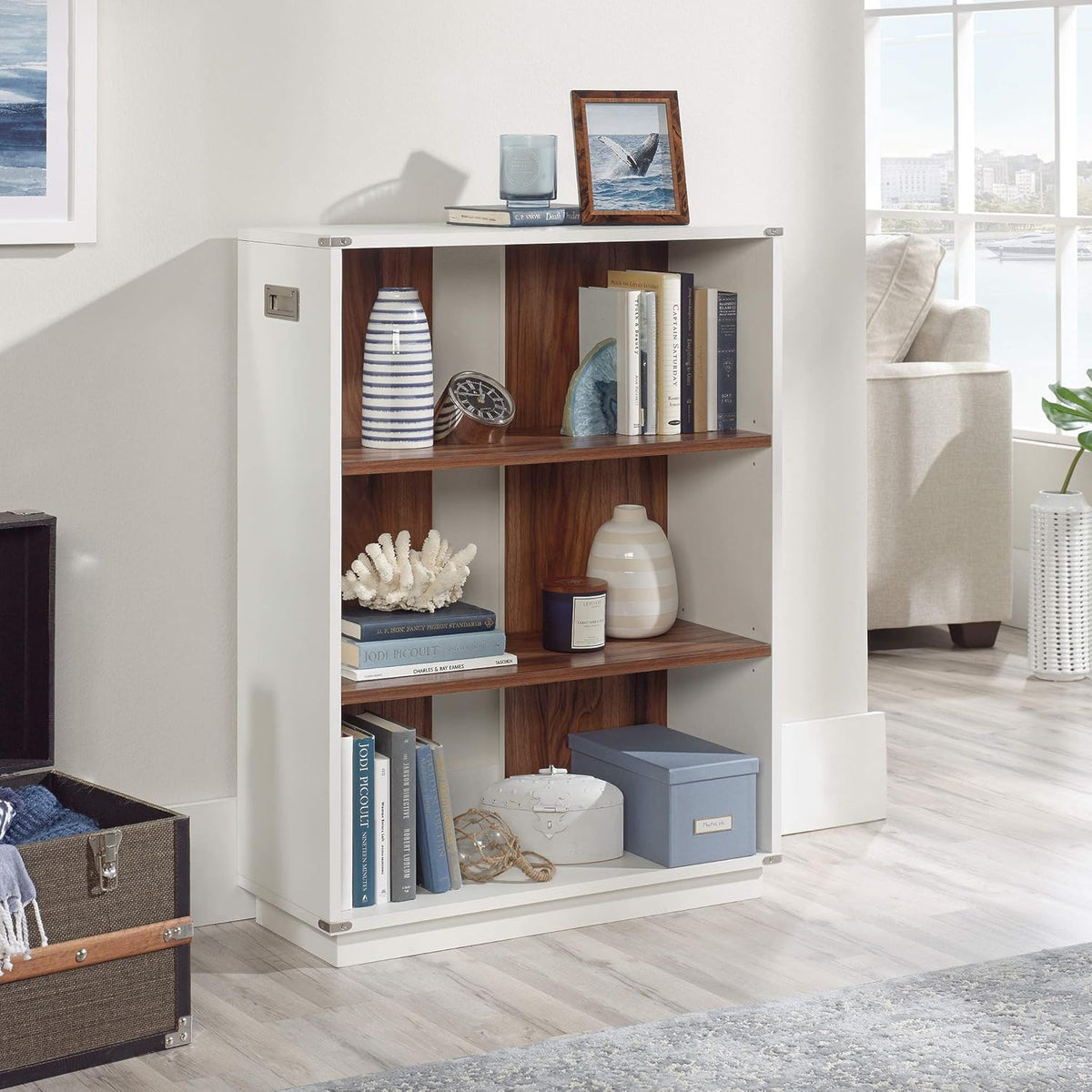 Pearl Oak Finish Bookcase U111182