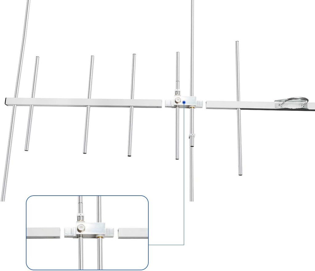 Dual Band Outdoor Yagi Antenna, 8 Elements 3 Sections E35180