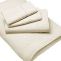 Ivory California King Microfiber Wrinkle Resistant Sheet Set M19452