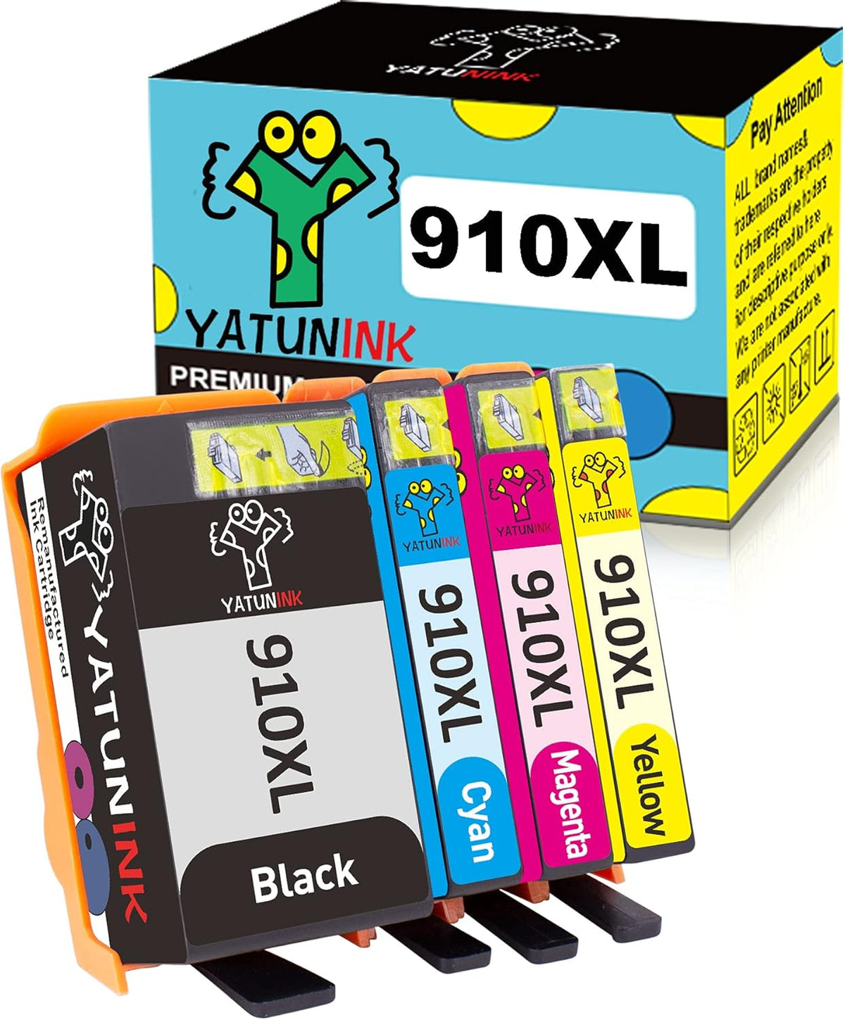 Remanufactured Ink Cartridge Combo Pack 4 Pack D56278