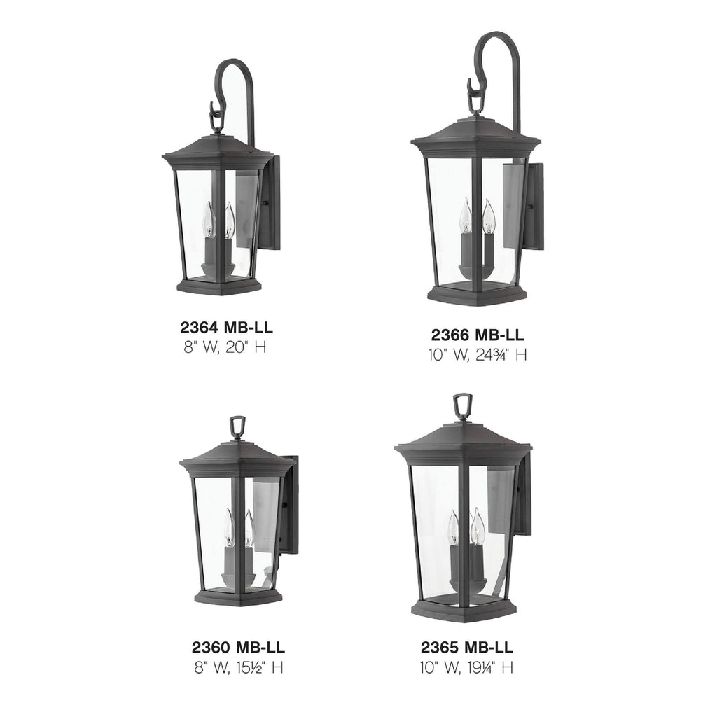 Museum Black LED Wall Mount K961825