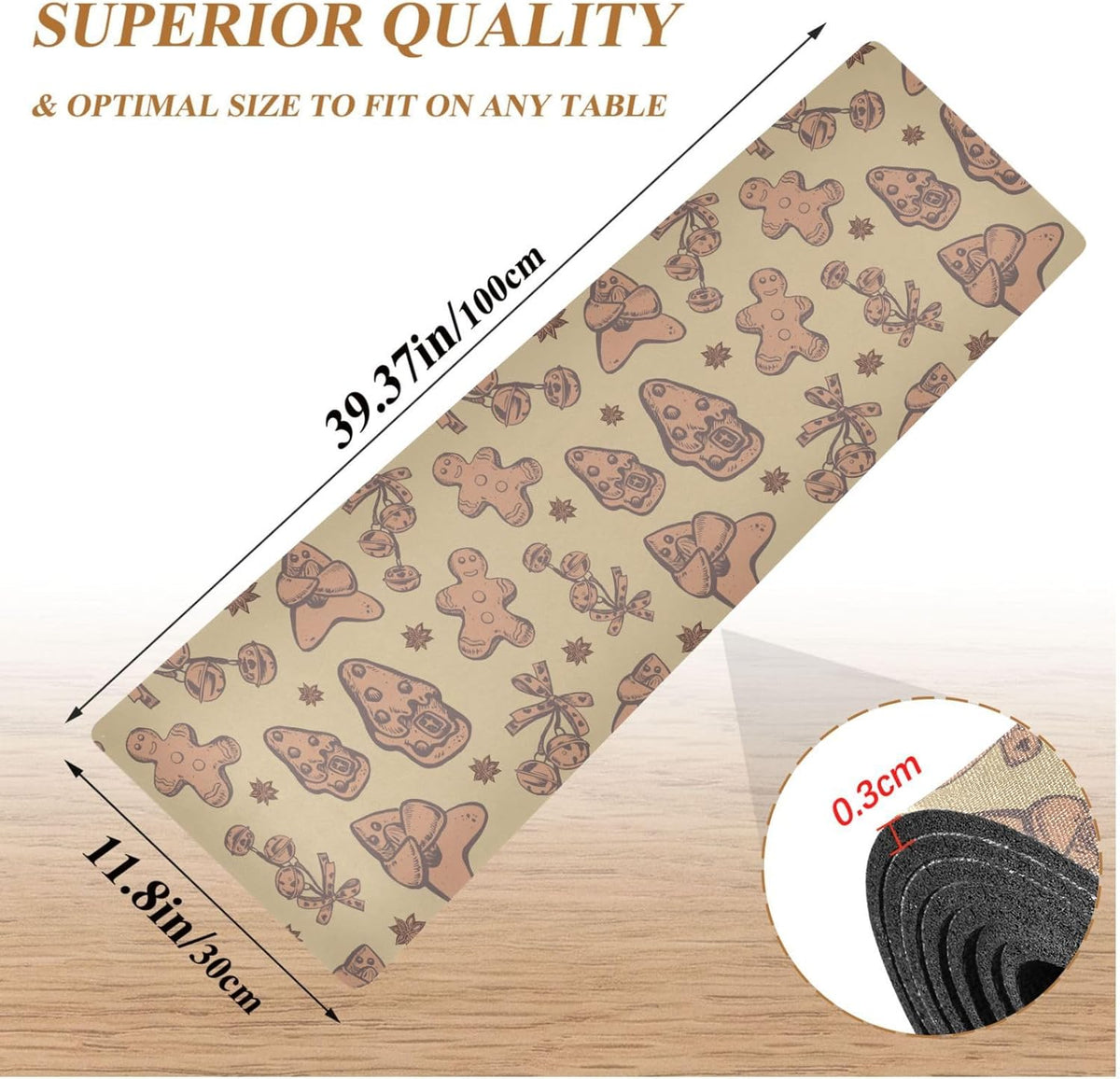 Heat Resistant Non Slip Table Runner P880464