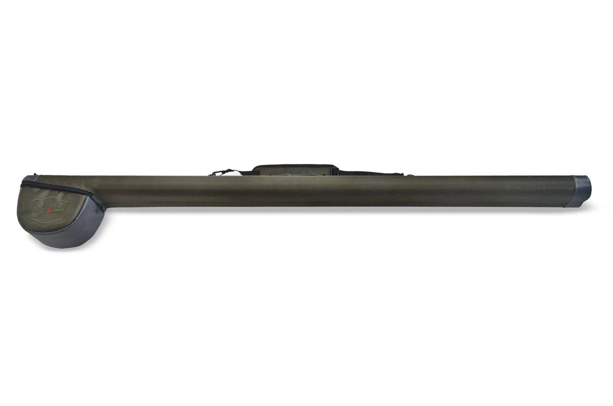 Green Double Fly Rod Case with Pouch D1118