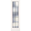 24 in. x 80 in. 10 Lite Clear Bevel Brass Primed MDF Interior Door Slab E948502